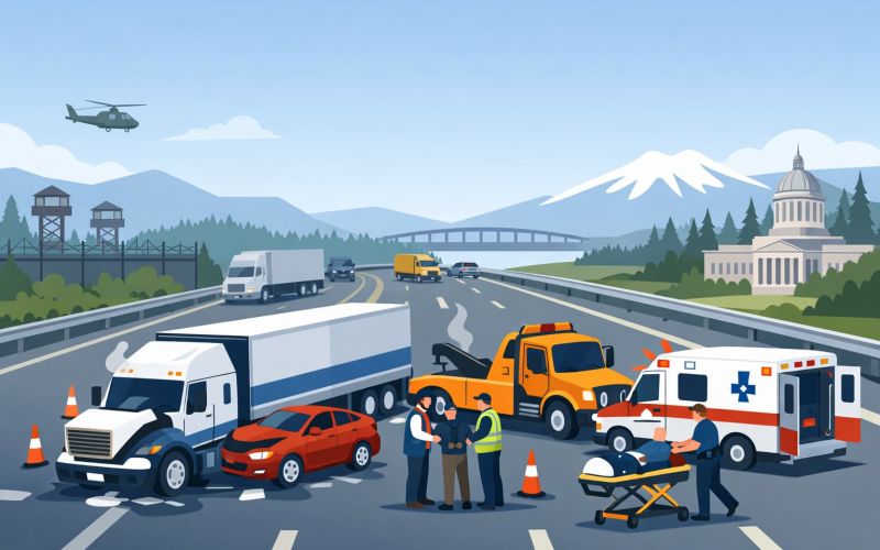 I-5 Mounts Road Truck Accident Claims: Washington’s Most Dangerous Truck Corridor Through Olympia