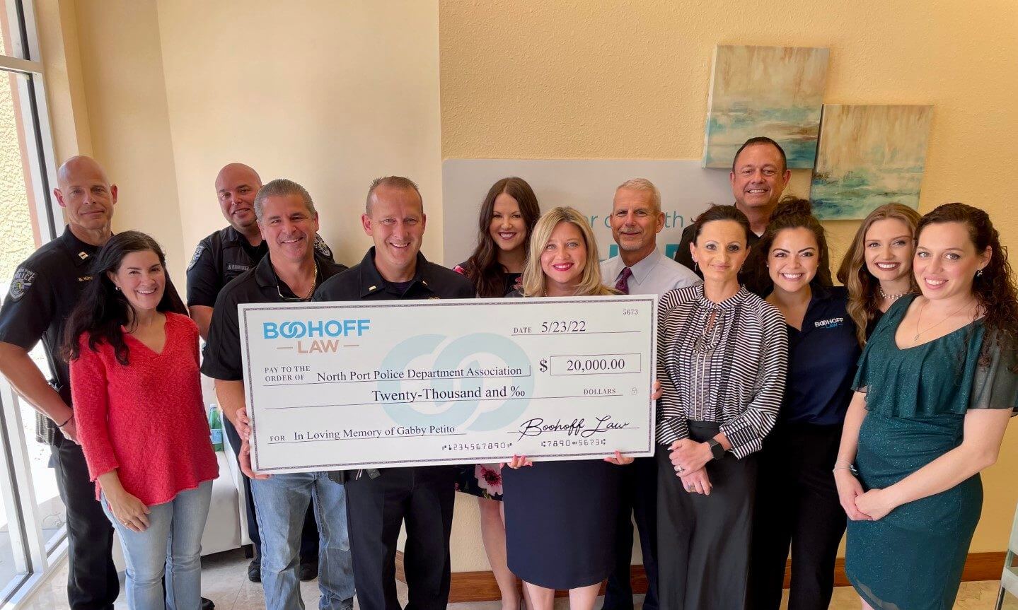 Boohoff Law Partners With North Port Police Officer’s Association