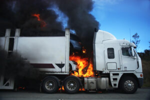 Burning Truck