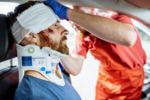 Head injury suffered in a Car Accidents