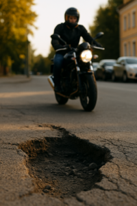 Does a Road Hazard Justify Your Motorcycle Accident Claim